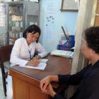 Consultation du médecin du dispensaire (2013)